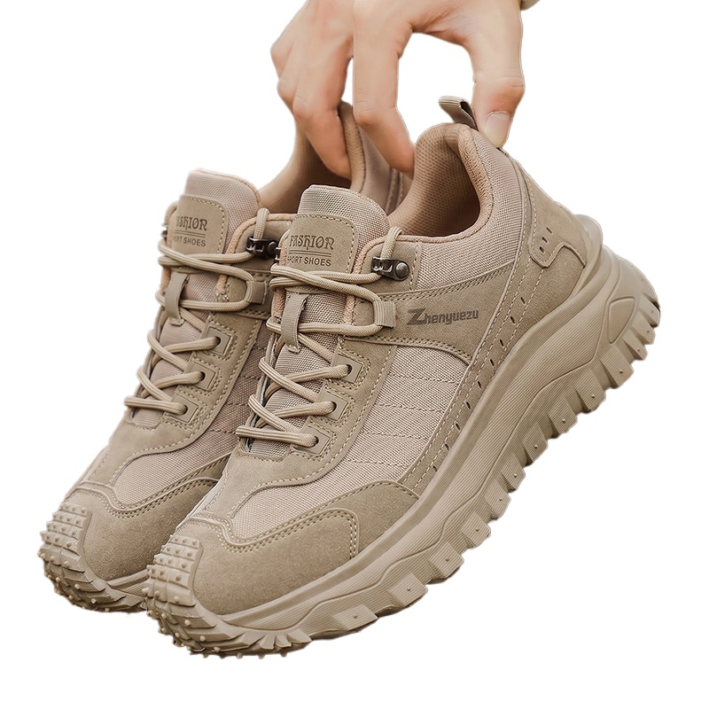 Men'S Shoes With Jeans - รองเท้าใหม่สำหรับชายรองเท้าลำลองกีฬารองเท้าเดินป่ากลางแจ้งรองเท้าผ้าใบการฝึกยุทธวิธีปีนเขารองเท้าทหารเทนนิส ยีนส์ 48