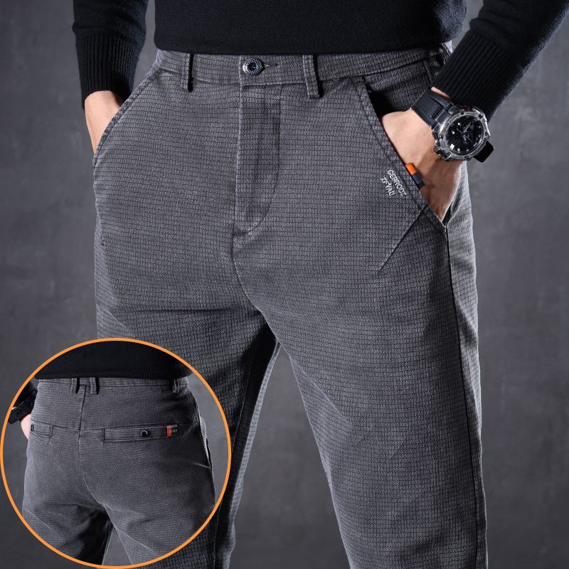 Men'S Shoes With Jeans - 2023แฟชั่นฮาราจูกุหรูหราบางสำหรับผู้ชายยีนส์ขาสั้นเข้ารูปใส่เล่นกอล์ฟลำลอง MODE Korea เข้ารูปกางเกงขายาว
