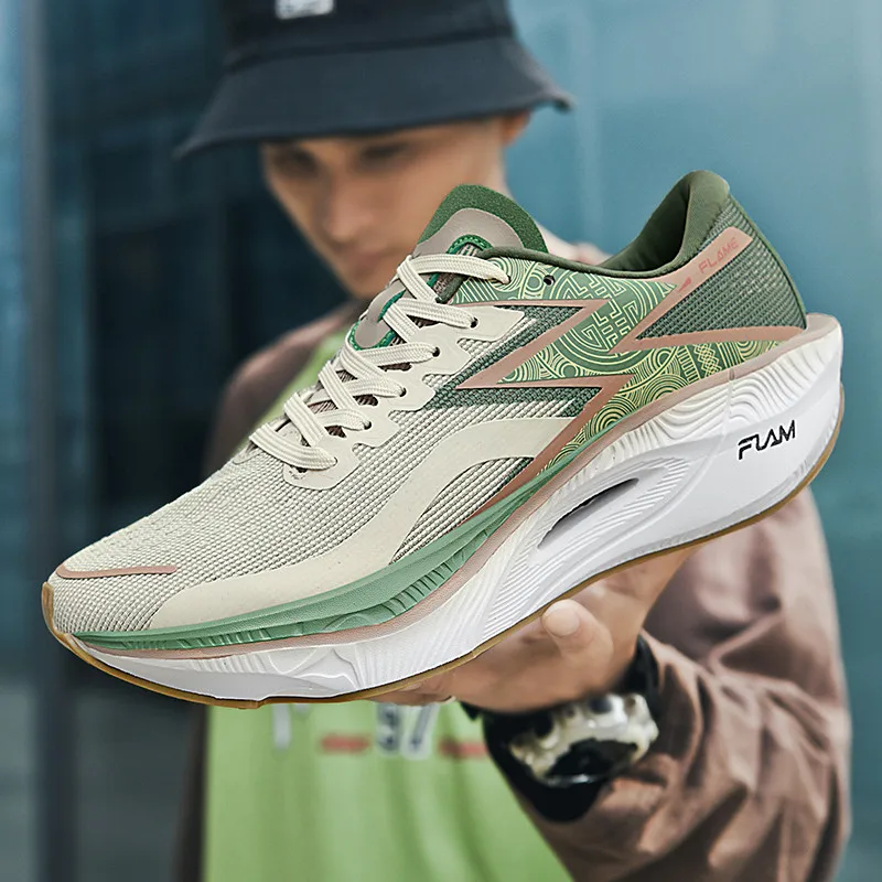 Men Shoes Runners - รองเท้าวิ่งคาร์บอนบอร์ด รุ่นพิเศษ สำหรับมาราธอน ผู้ชาย ผู้หญิง ระบายอากาศ