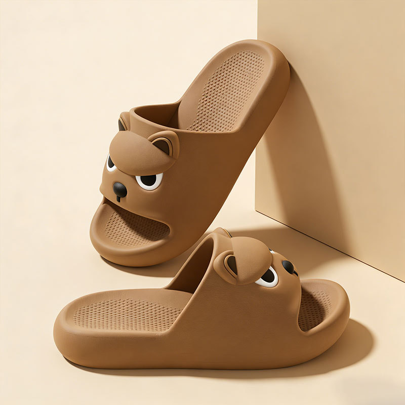 Men'S Shoes Cloud - รองเท้าแตะรูปหมีการ์ตูนสำหรับผู้หญิงผู้ชาย น่ารัก พื้นหนา EVA กันลื่น นุ่มสบาย