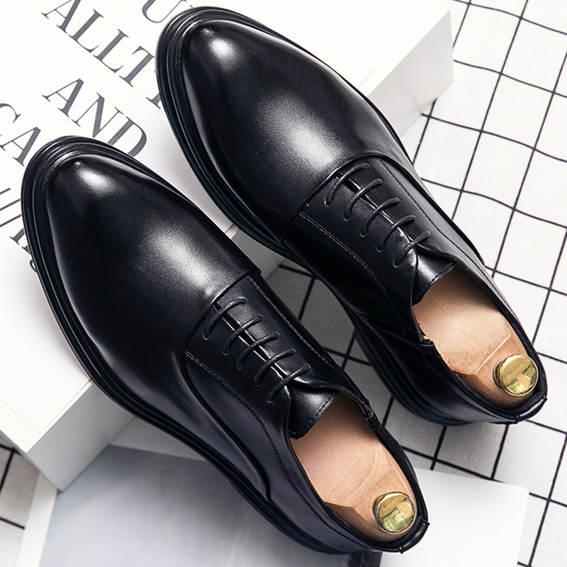 Oxford Brogue Leather - รองเท้าหนังผู้ชายแบบคลาสสิก รองเท้าอ็อกซ์ฟอร์ด รองเท้าหนังสำหรับผู้ชาย รองเท้าแบบ Brogues คุณภาพสูง
