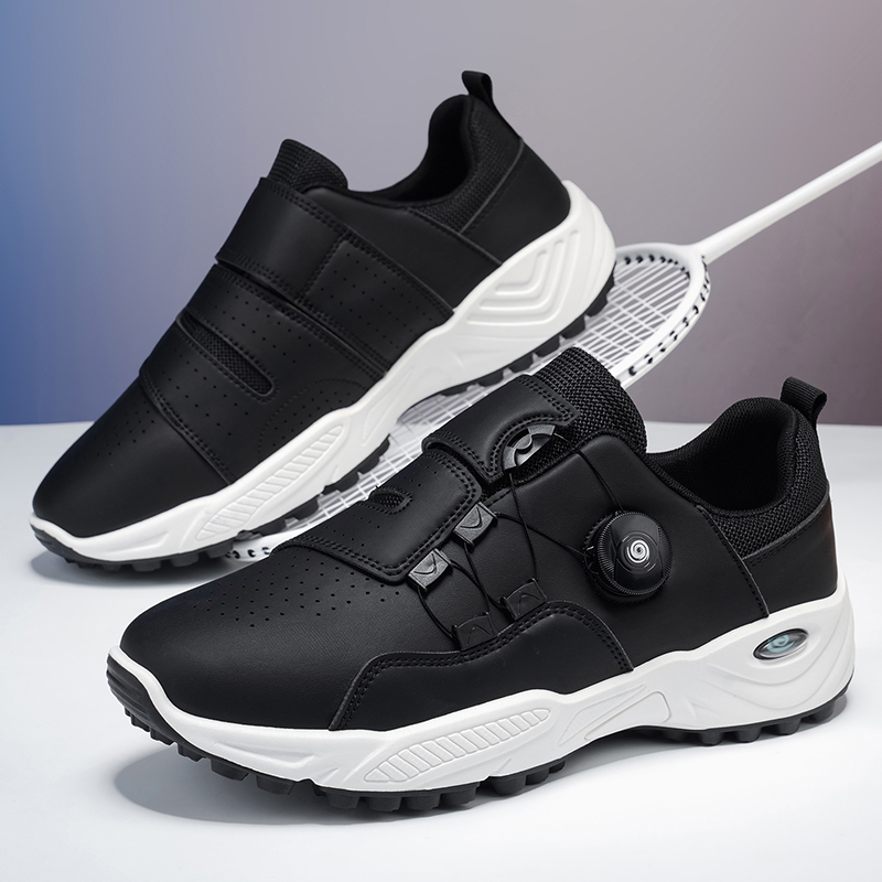 รองเท้าเทนนิสผู้ชายแบบหมุนปุ่ม - Men'S Shoes With Velcro บทวิจารณ์และราคา
