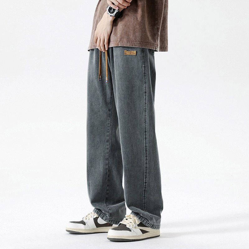 กางเกงยีนส์ขาบานบางสำหรับผู้ชา - Men'S Shoes With Jeans บทวิจารณ์และราคา