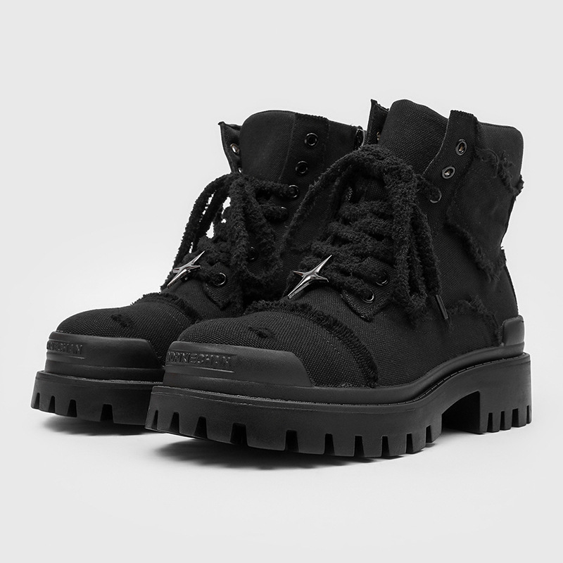 รองเท้าบูทหุ้มข้อสูงสำหรับผู้ช - Men'S Shoes For Work บทวิจารณ์และราคา