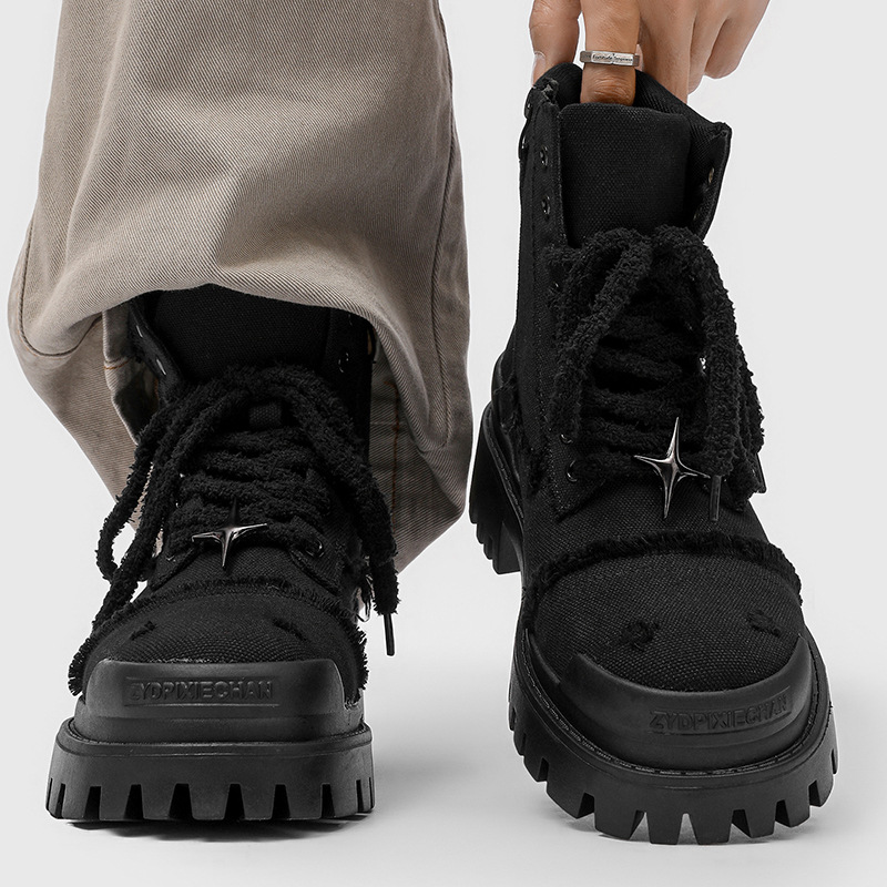 รองเท้าบูทหุ้มข้อสูงสำหรับผู้ช - Men'S Shoes For Work บทวิจารณ์และราคา