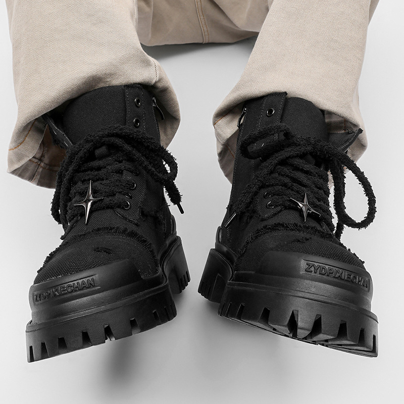 รองเท้าบูทหุ้มข้อสูงสำหรับผู้ช - Men'S Shoes For Work บทวิจารณ์และราคา