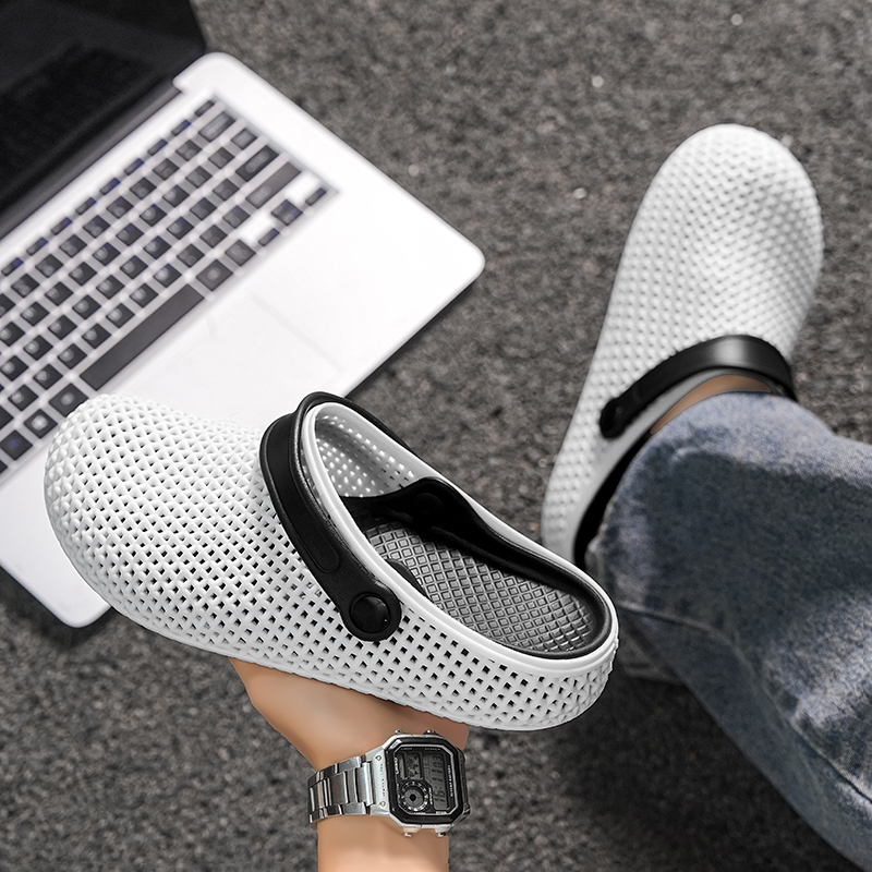 รองเท้าแตะแบบสวมปิดนิ้วเท้าคู่ - Men'S Shoes Cloud บทวิจารณ์และราคา