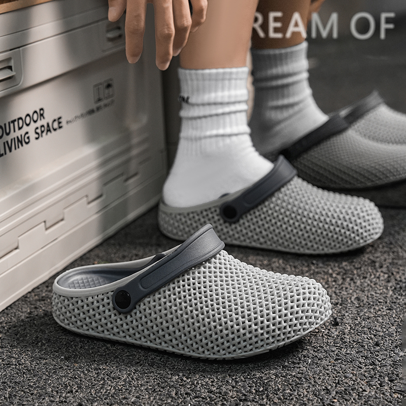 รองเท้าแตะแบบสวมปิดนิ้วเท้าคู่ - Men'S Shoes Cloud บทวิจารณ์และราคา