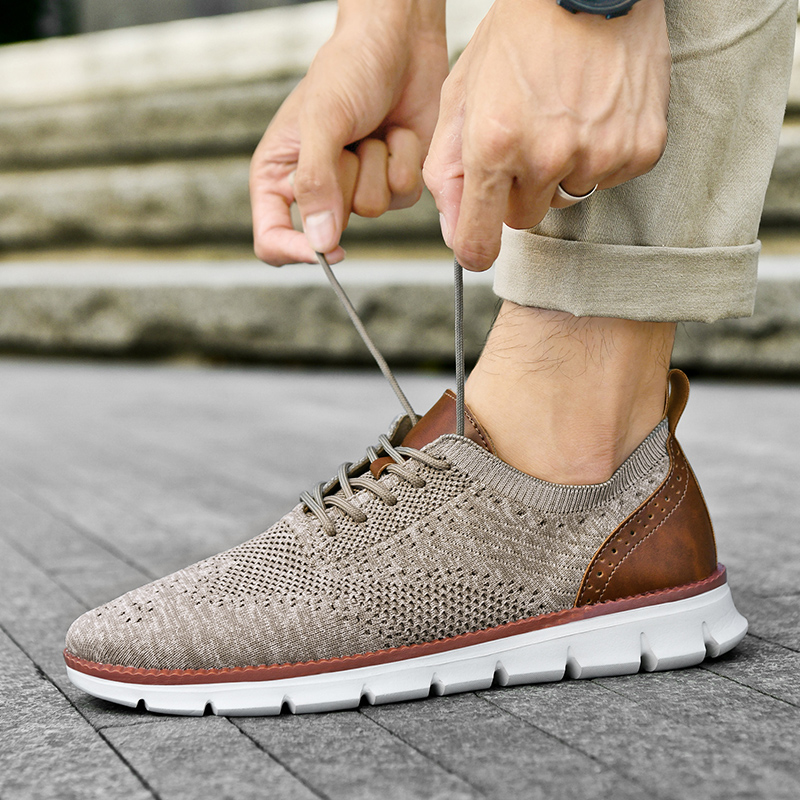 รองเท้าลำลองผู้ชาย คลาสสิก ระบ - Men Shoes Oxford บทวิจารณ์และราคา