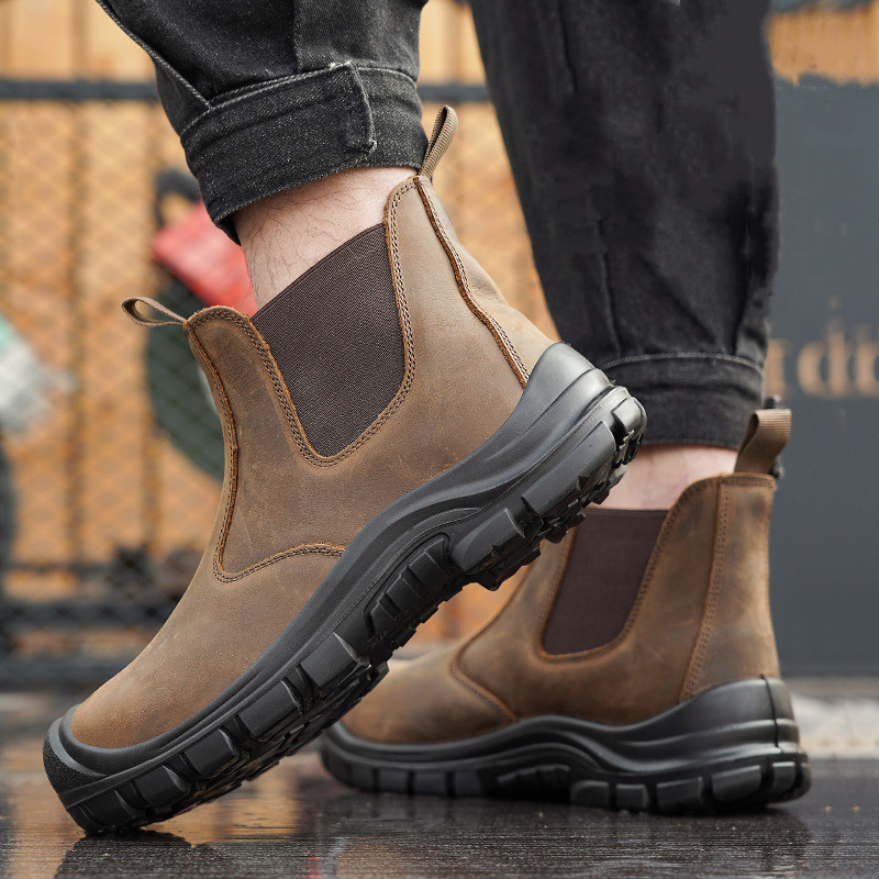 ผู้ชายขนาดใหญ่แฟชั่น Steel Toe - Men'S Shoes For Work บทวิจารณ์และราคา