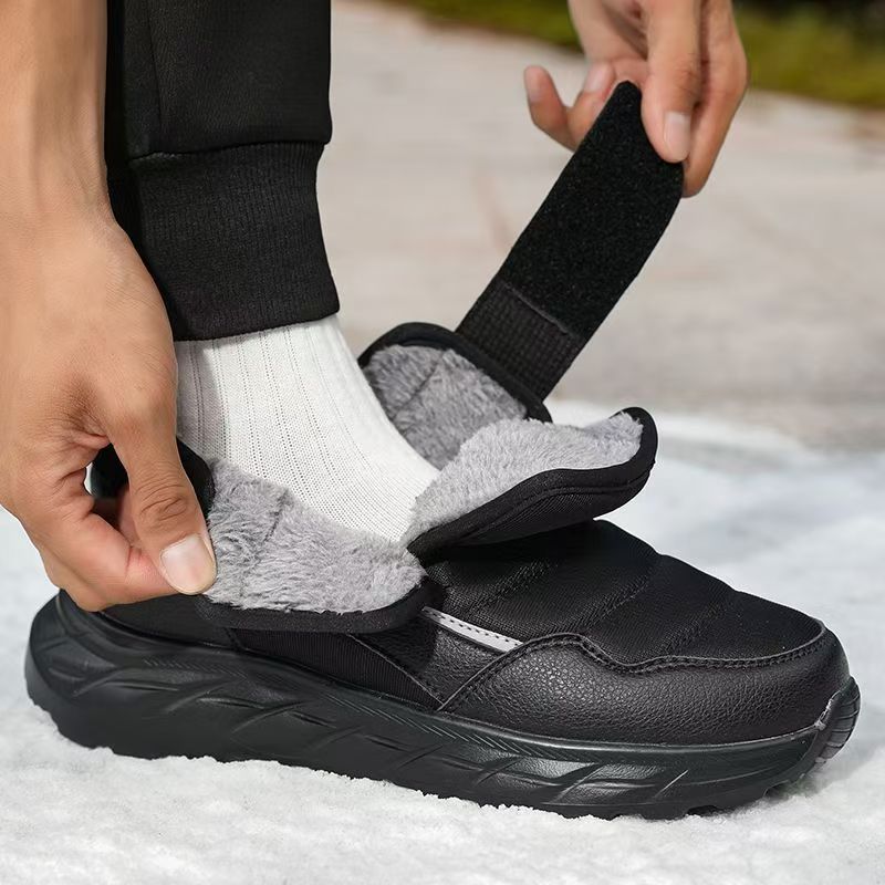 รองเท้าบูทหิมะข้อสั้นแบบมีสายร - Men'S Shoes With Velcro บทวิจารณ์และราคา