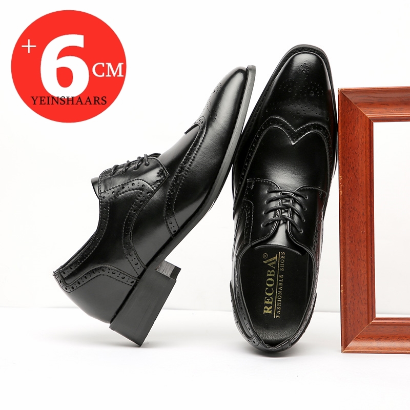 คุณภาพสูงของแท้หนัง Brogue ผู้ - Oxford Brogue Leather บทวิจารณ์และราคา