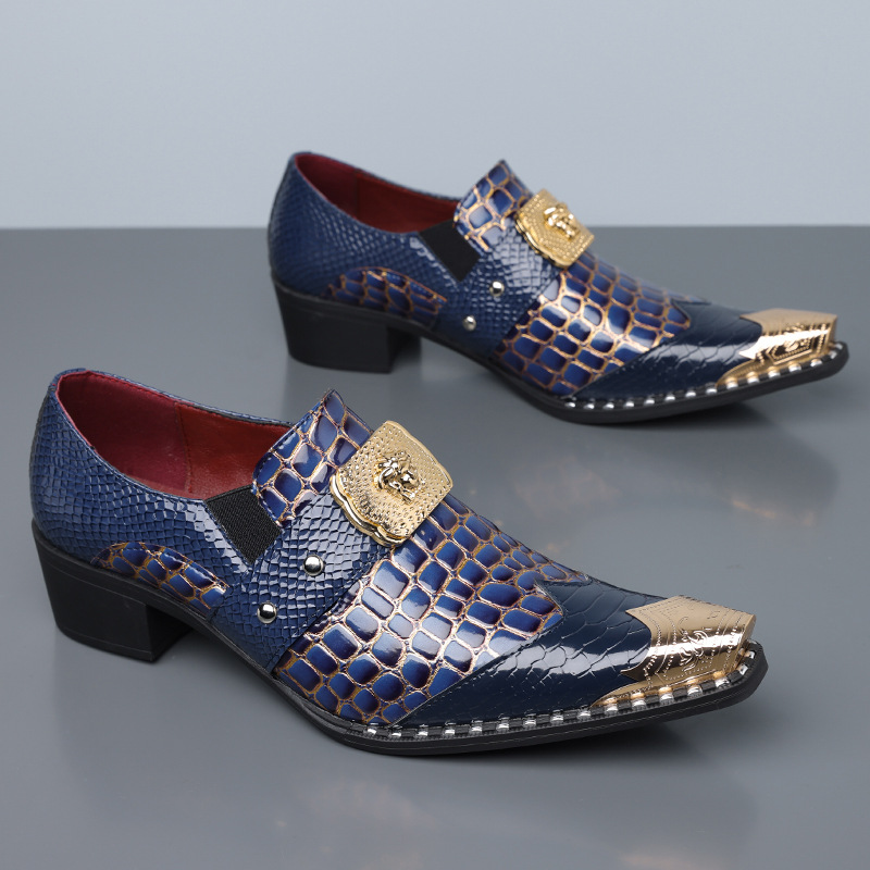 รองเท้าหนังลายงูสำหรับผู้ชาย ท - Oxford Brogue Leather บทวิจารณ์และราคา