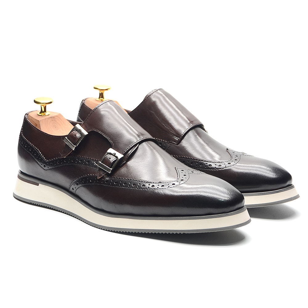 รองเท้าผู้ชายสไตล์ยุโรปสุดหรู  - Oxford Brogue Leather บทวิจารณ์และราคา