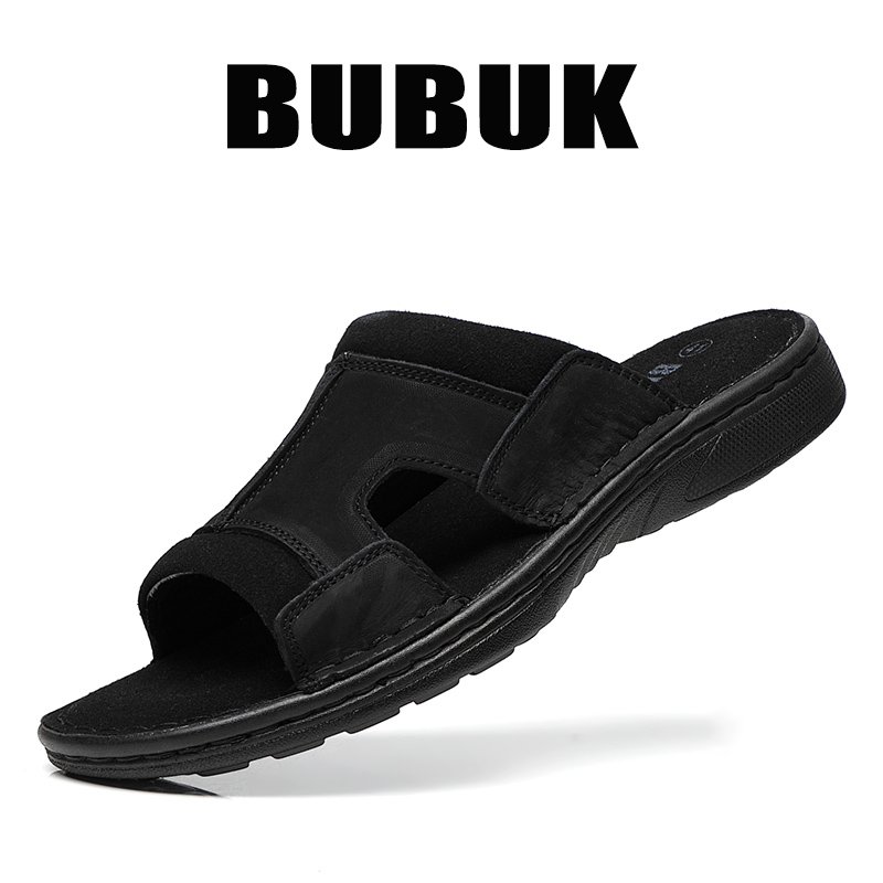 รองเท้าแตะหนังแบบสวมสำหรับผู้ช - Men'S Shoes With Velcro บทวิจารณ์และราคา