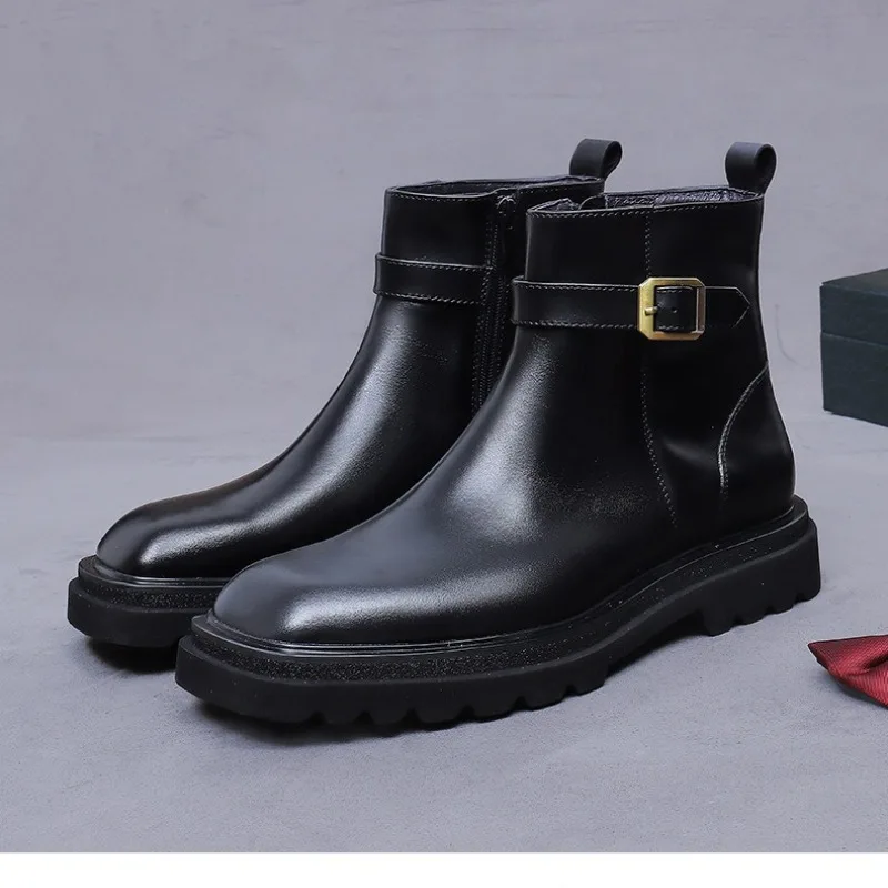 รองเท้าบูทแบบอ็อกซ์ฟอร์ดข้อเท้ - Men Shoes Oxford บทวิจารณ์และราคา