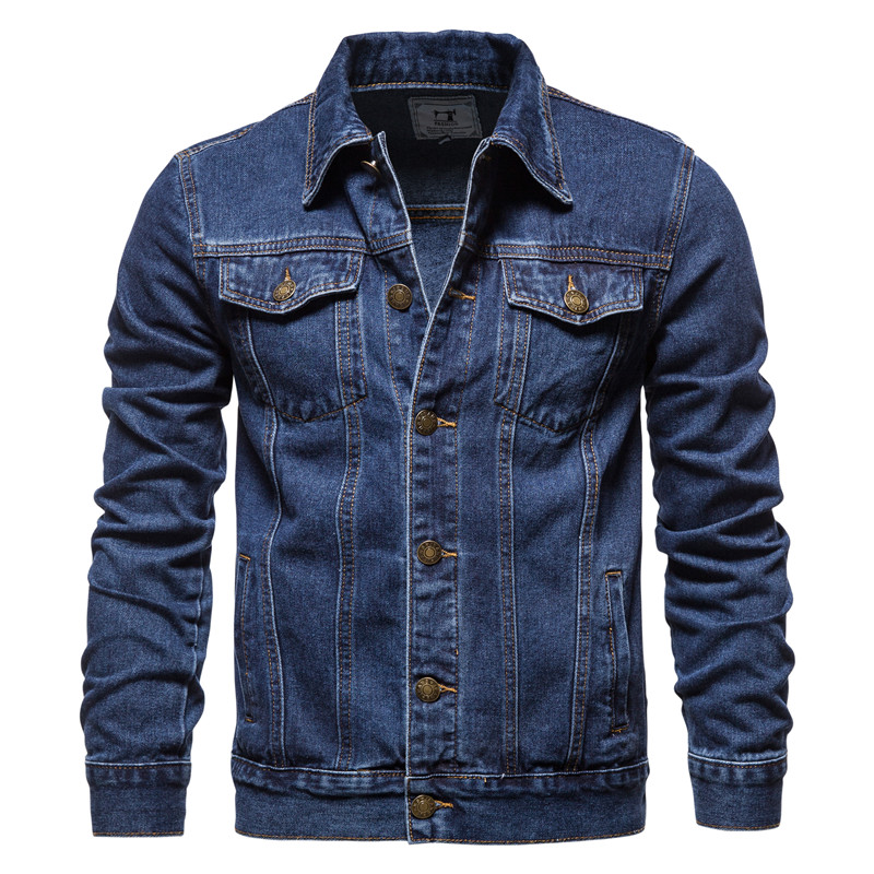 แจ็คเก็ตยีนส์ผู้ชายสีพื้น ฤดูใ - Men'S Shoes With Jeans บทวิจารณ์และราคา