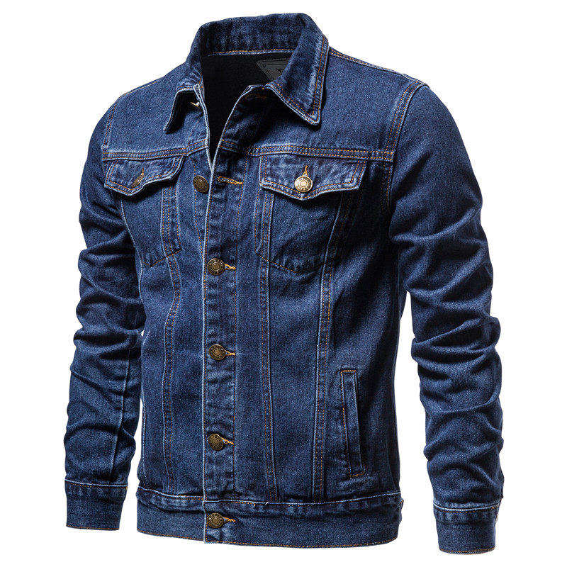 แจ็คเก็ตยีนส์ผู้ชายสีพื้น ฤดูใ - Men'S Shoes With Jeans บทวิจารณ์และราคา