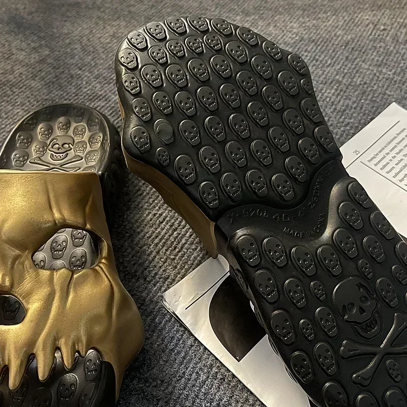 ฤดูร้อนผู้ชายSkullรองเท้าแตะY2 - Men'S Shoes Cloud บทวิจารณ์และราคา