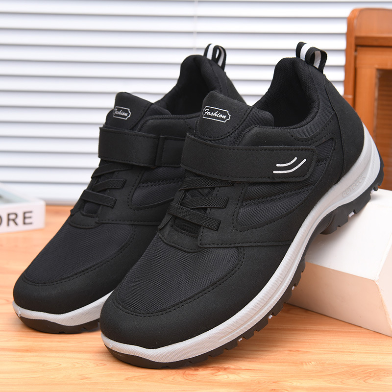 รองเท้ากีฬาลำลองสำหรับผู้ชายรุ - Men'S Shoes With Velcro บทวิจารณ์และราคา