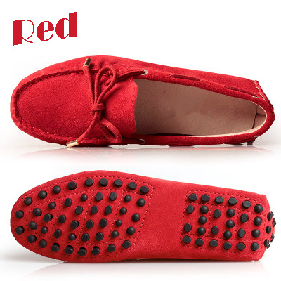 Cow Suede Loafer ผู้หญิงขนาดให - Men'S Shoes Drivers บทวิจารณ์และราคา