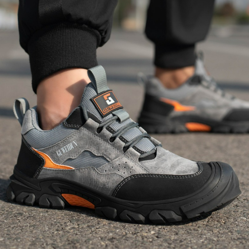 รองเท้าเซฟตี้ผู้ชาย รองเท้าหัว - Men'S Shoes For Work บทวิจารณ์และราคา
